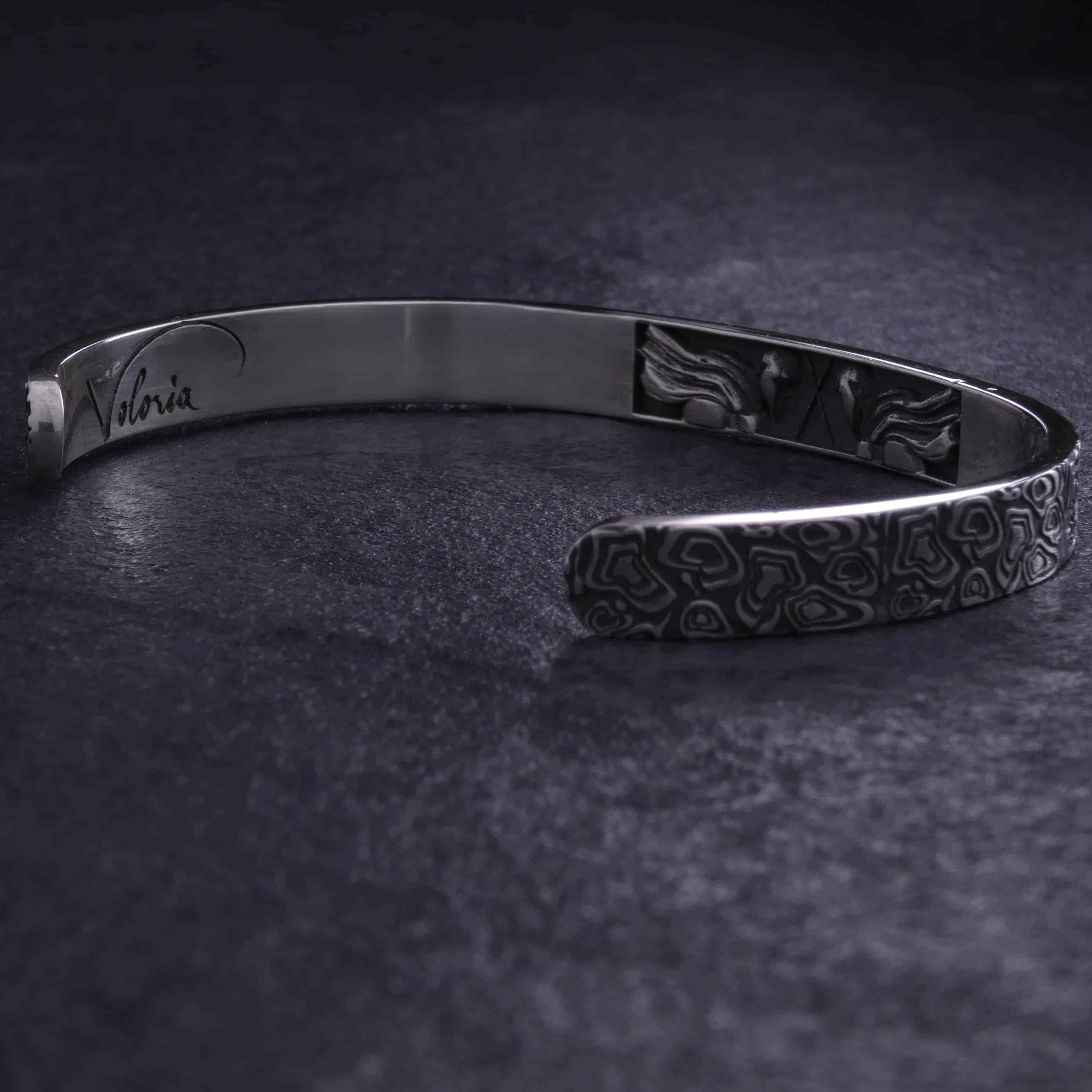 Voloria 925 zilveren bangle met Efeziërs soldaten